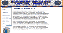 Desktop Screenshot of laborerslocal818.com